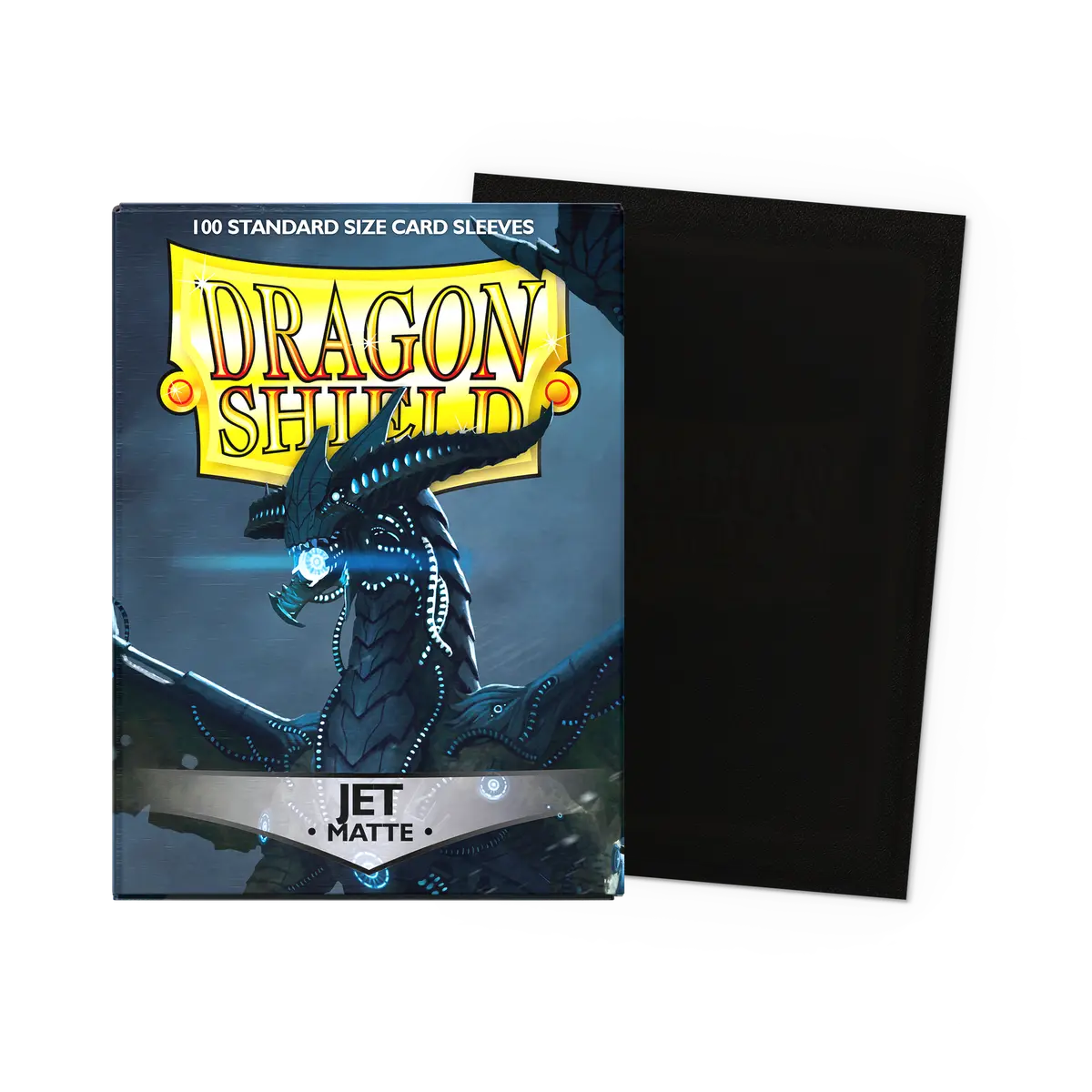 Dragon Shield - Standard Sleeves: Jet [Matte] (100 Sleeves) - The Upkeep