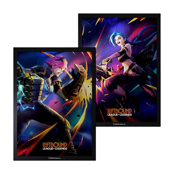 Riftbound: Vendetta - Art Sleeves (Vi vs Jinx) (100 stuks)