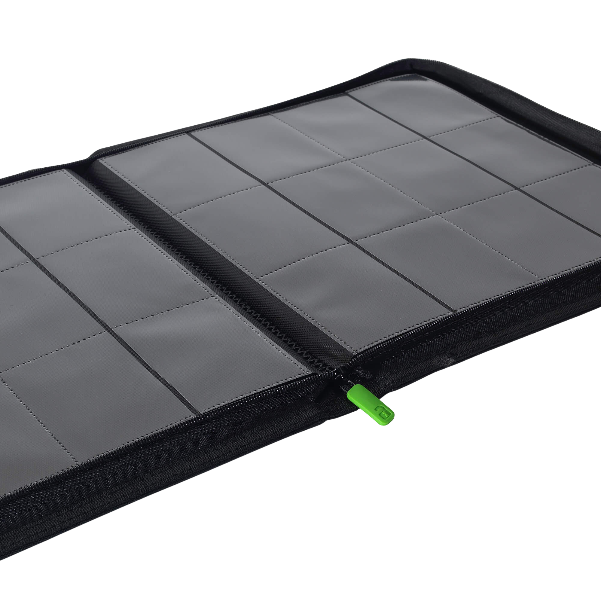 12-Pocket Exo-Tec® Zip Binder Signature Black - The Upkeep