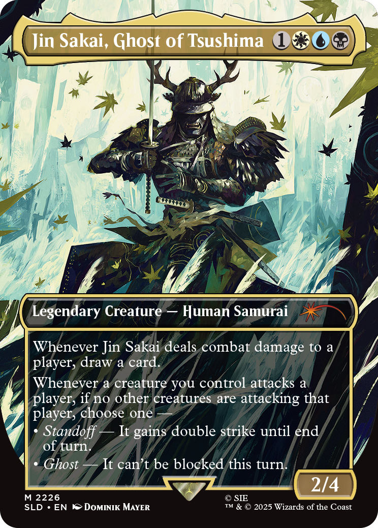 Magic: the Gathering - Secret Lair Drop Series: Secret Lair x Playstation: Ghost of Tsushima - The Upkeep