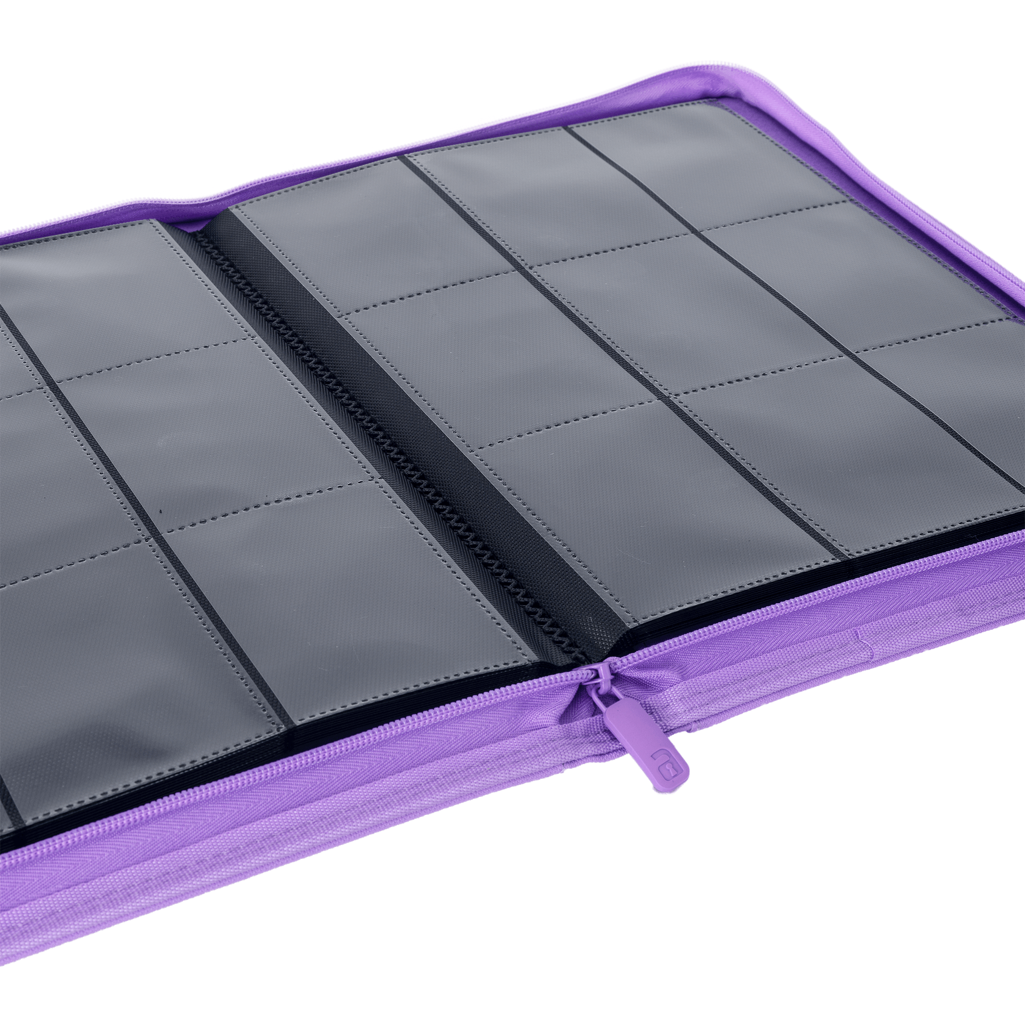 9-Pocket Exo-Tec® Zip Binder Just Purple - The Upkeep