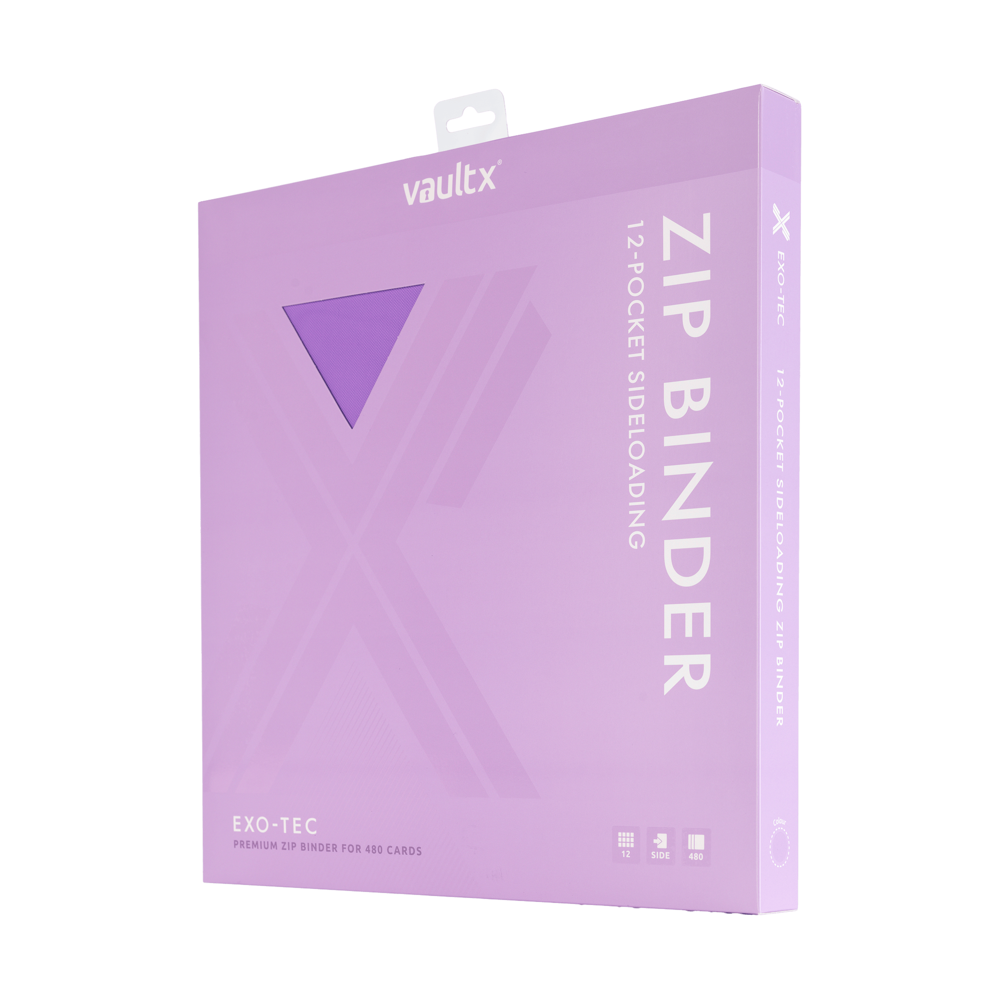 12-Pocket Exo-Tec® Zip Binder Just Purple - The Upkeep