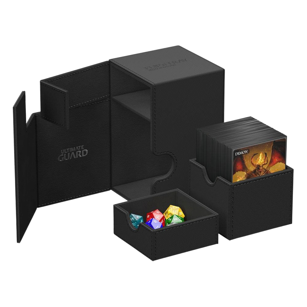 Ultimate Guard - Flip'n'Tray 100+ Xenoskin: Black-thumbmail-3